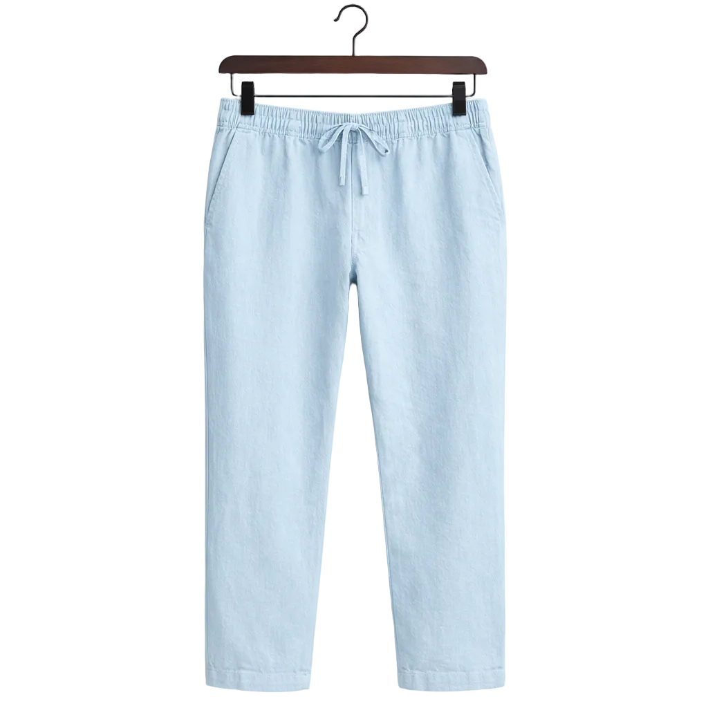 Men's Stand Pocket Casual Linen Pants Solid White Gray Trouser Plus Size 3xl Mens Elegant Fashion Sweatpants Men Streetwear