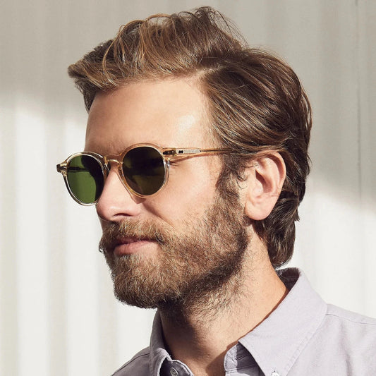 Vintage Round Sunglasses for Men Lemtosh Brand Occhiali Da Sole Da Uomo MILTZEN 46mm 49mm Size Designer Sunglasses Women