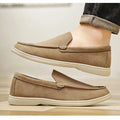 Trendy Large Size Slip-On Men's oes Casual Soft Bot Bean Bean oes Anti-Slip Summer Outdoor Leisure Leather oes