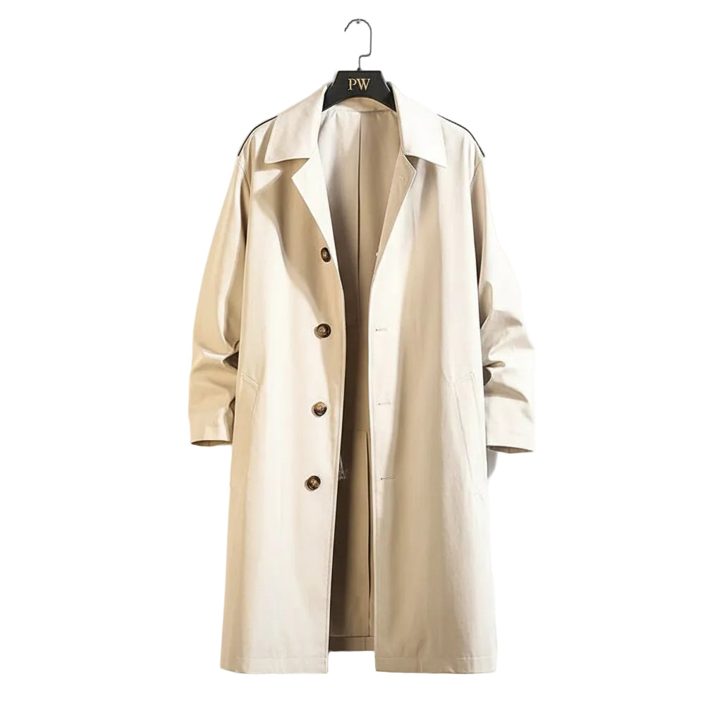 2023 Spring Men Trench Design Solid Color Breasted Oversize Leisure Teen Long Coats Outwear Hombre Korean Style Windbreaker 5Xl