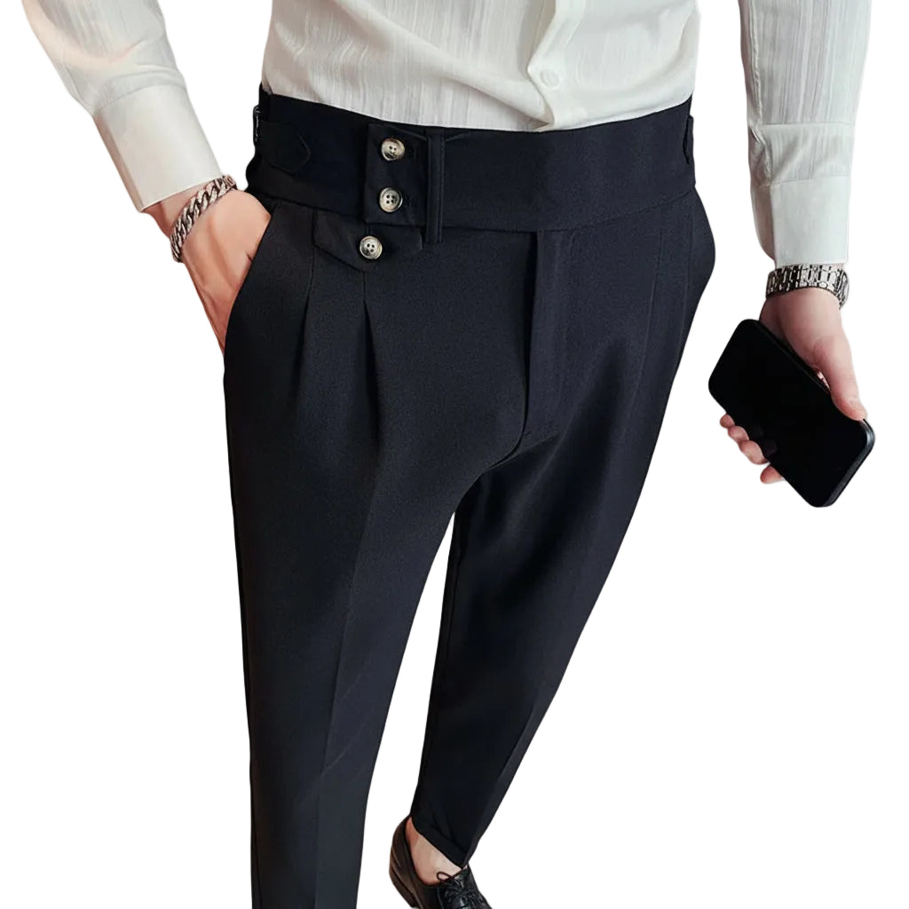 White Slim Fit Business Suit Trousers for Men Korean Reviews Many Stylish Designer Clothes Vintage High Quality Man Suits Pants