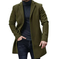 Male Streetwear Jackets Man's Solid Color Casual Outerwear And Coats Single Breasted Lapel Wool Men's Jacket For Spring Winter