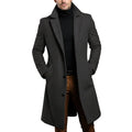 Winter Men's Trench Coats Luxury Male Mid-Long Warm Wool Jackets Casual Mens Business Comfortable Overcoat Clothing
